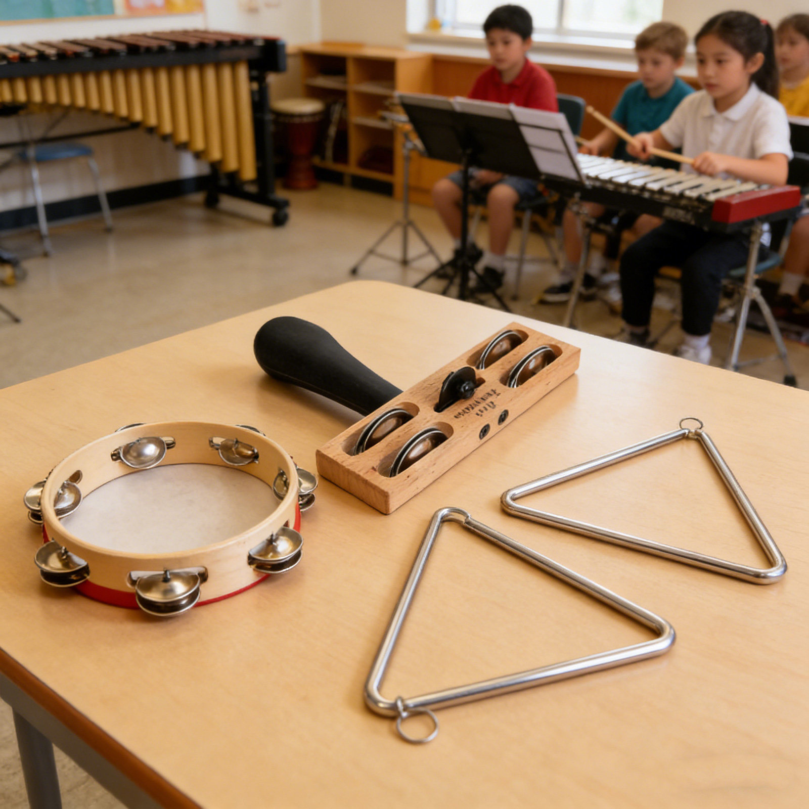 Musical Instrument In Chinese - Double Row Jingle Tambourine Foot Heel