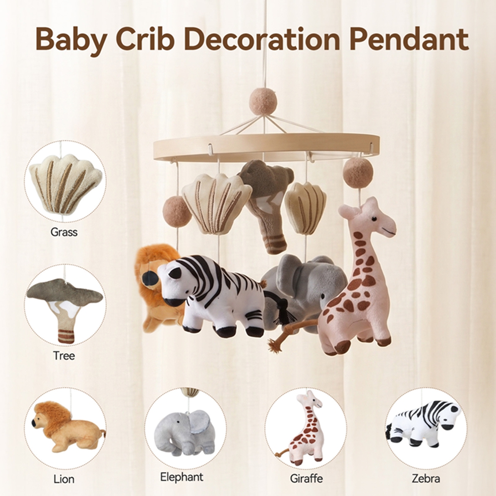 Musical Instrument Africa - Baby African Animals Rattle Toys 0-12