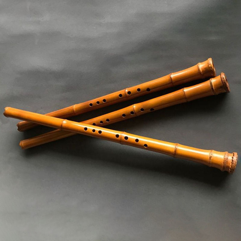 Musical Instrument In Chinese - 8 Hole Bamboo Xiao Performance Chinese