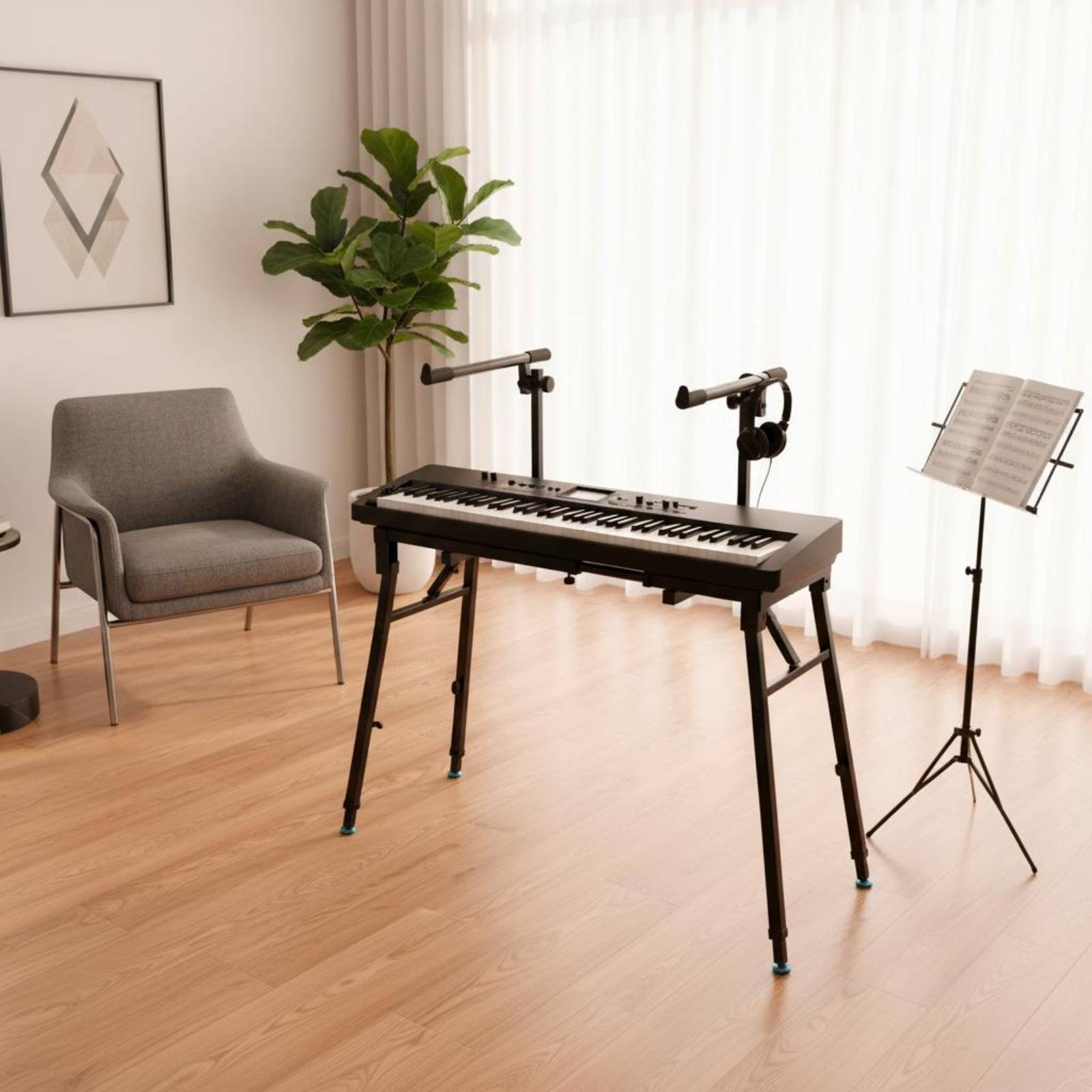 Folding Keyboard Stand Portabl - Musical Instrument Of Keyboard recension och pris