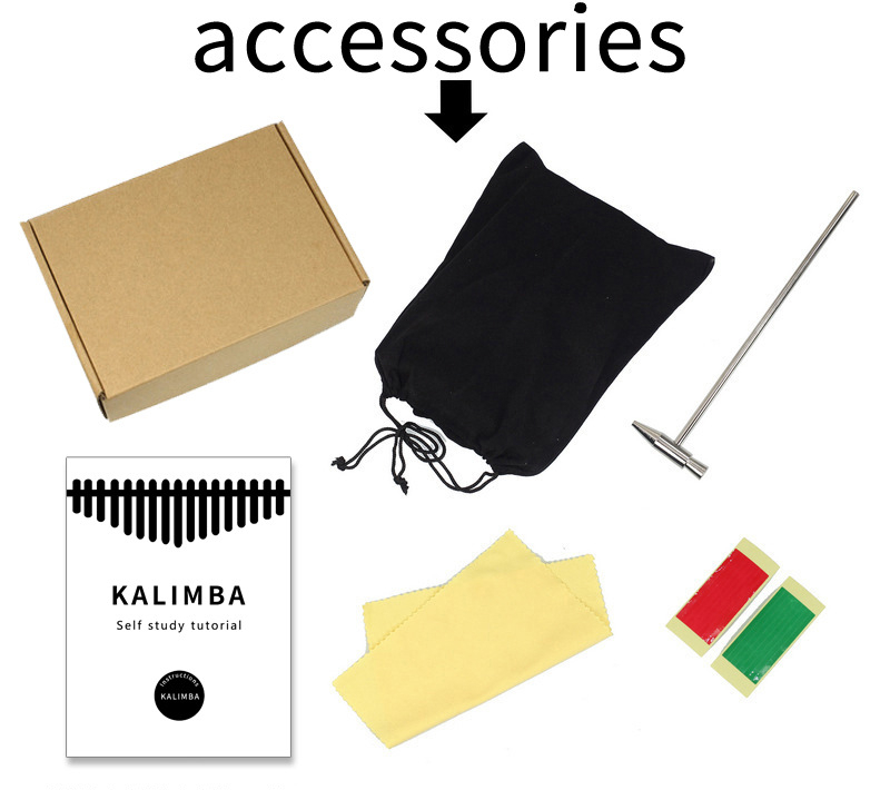 Colorful 21 Key Kalimba Kids C - Musical Instrument Of Keyboard recension och pris