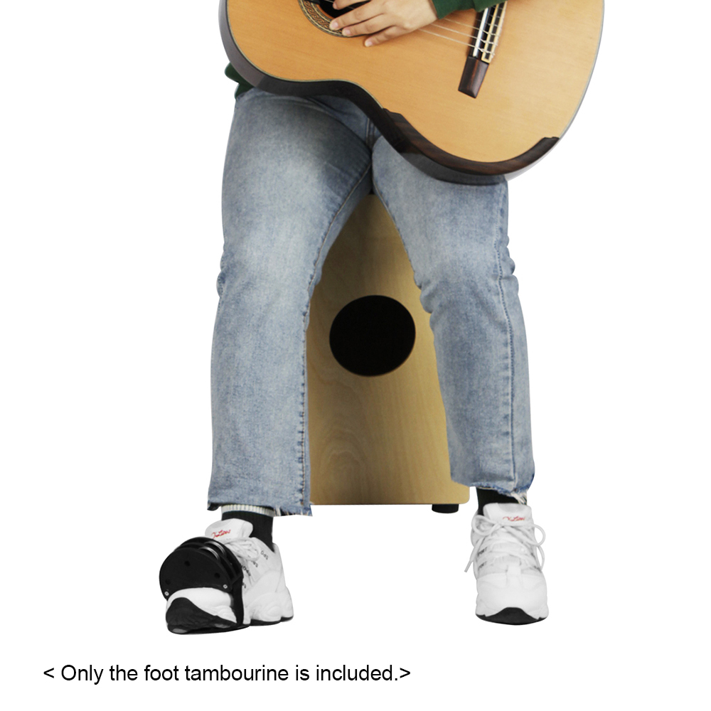 ABS Foot Tambourine with Metal - Cajon Box Drum recension och pris