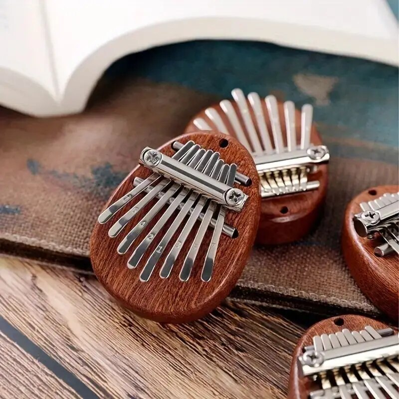 8 Key Mini Wooden Kalimba High - Musical Instrument Marimba recension och pris