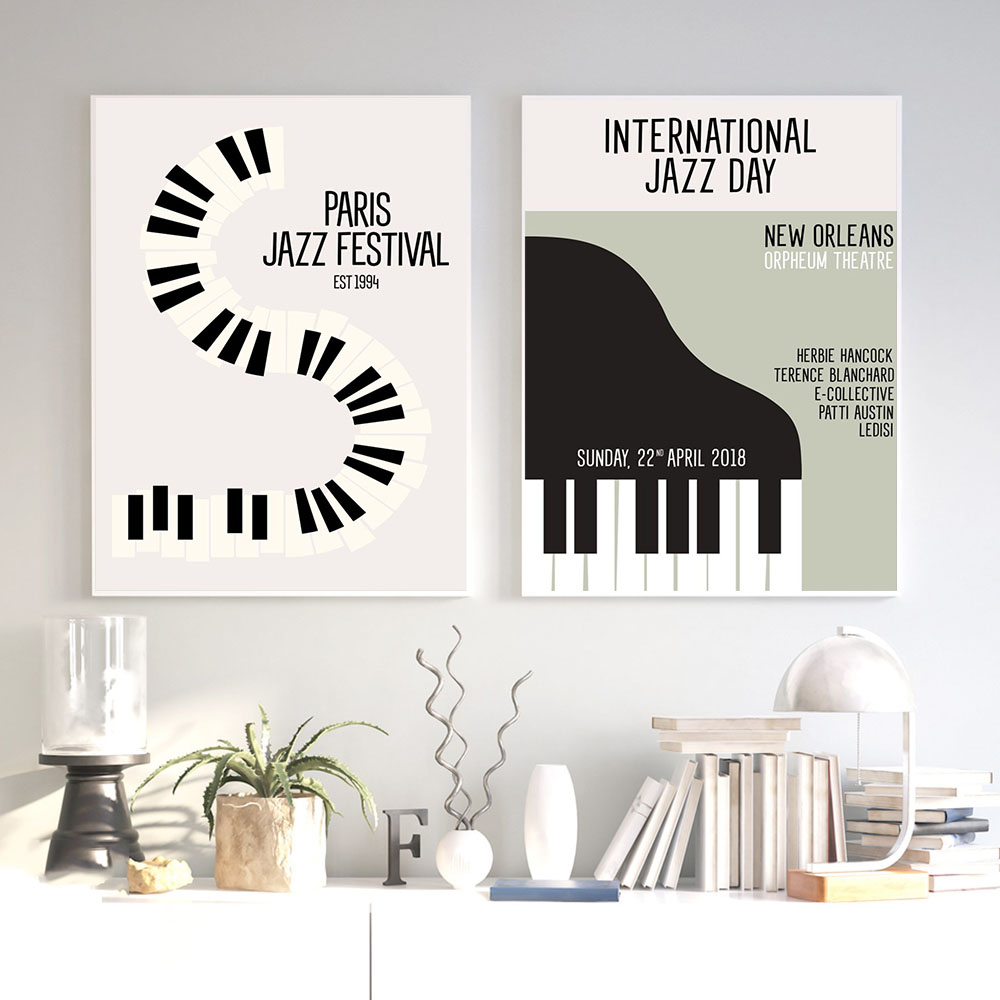 Vintage Gallery Canvas Paintin - Picture Of Musical Instrument recension och pris