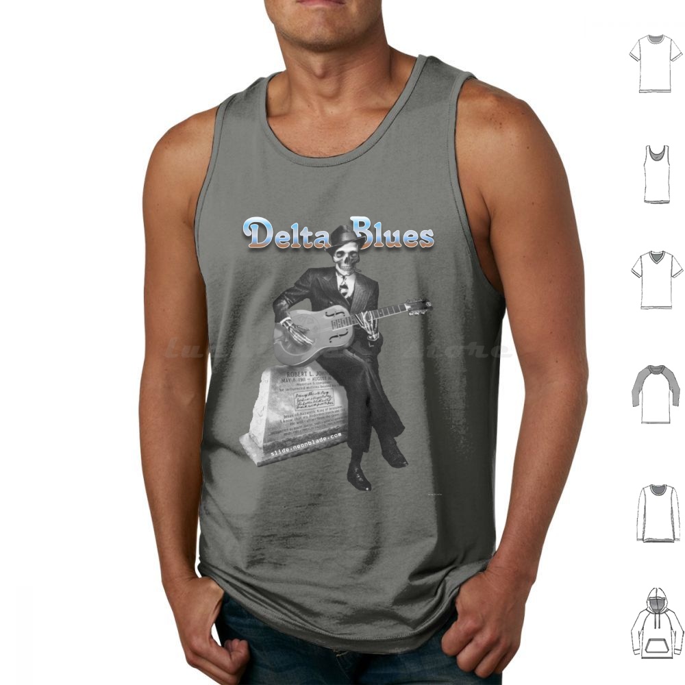 Delta Blues Ghost Tank Tops Pr - Dobro Resonator Guitar recension och pris