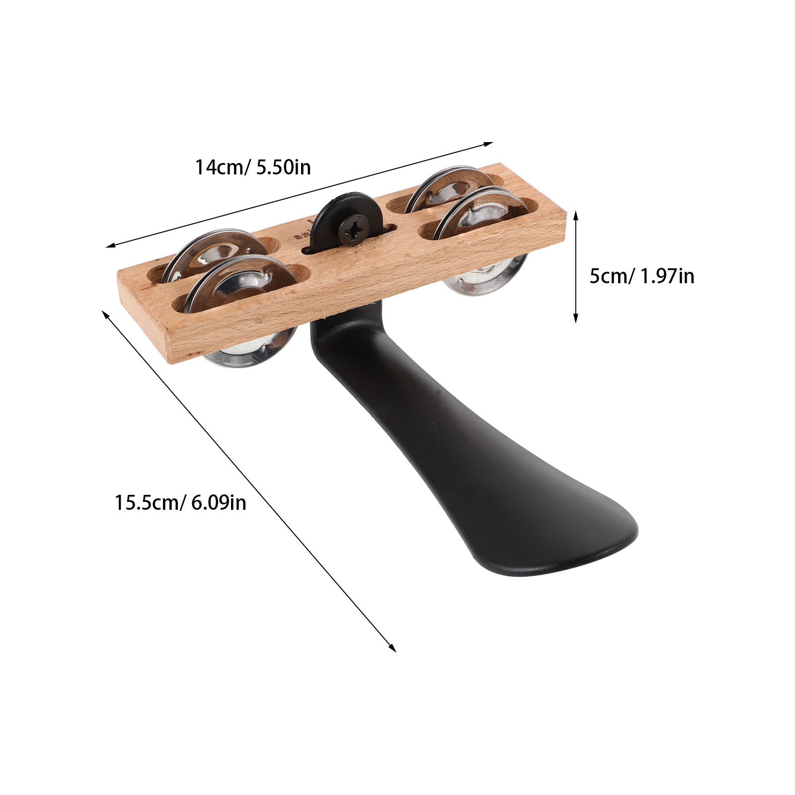 Double Row Jingle Tambourine F - Musical Instrument In Chinese recension och pris