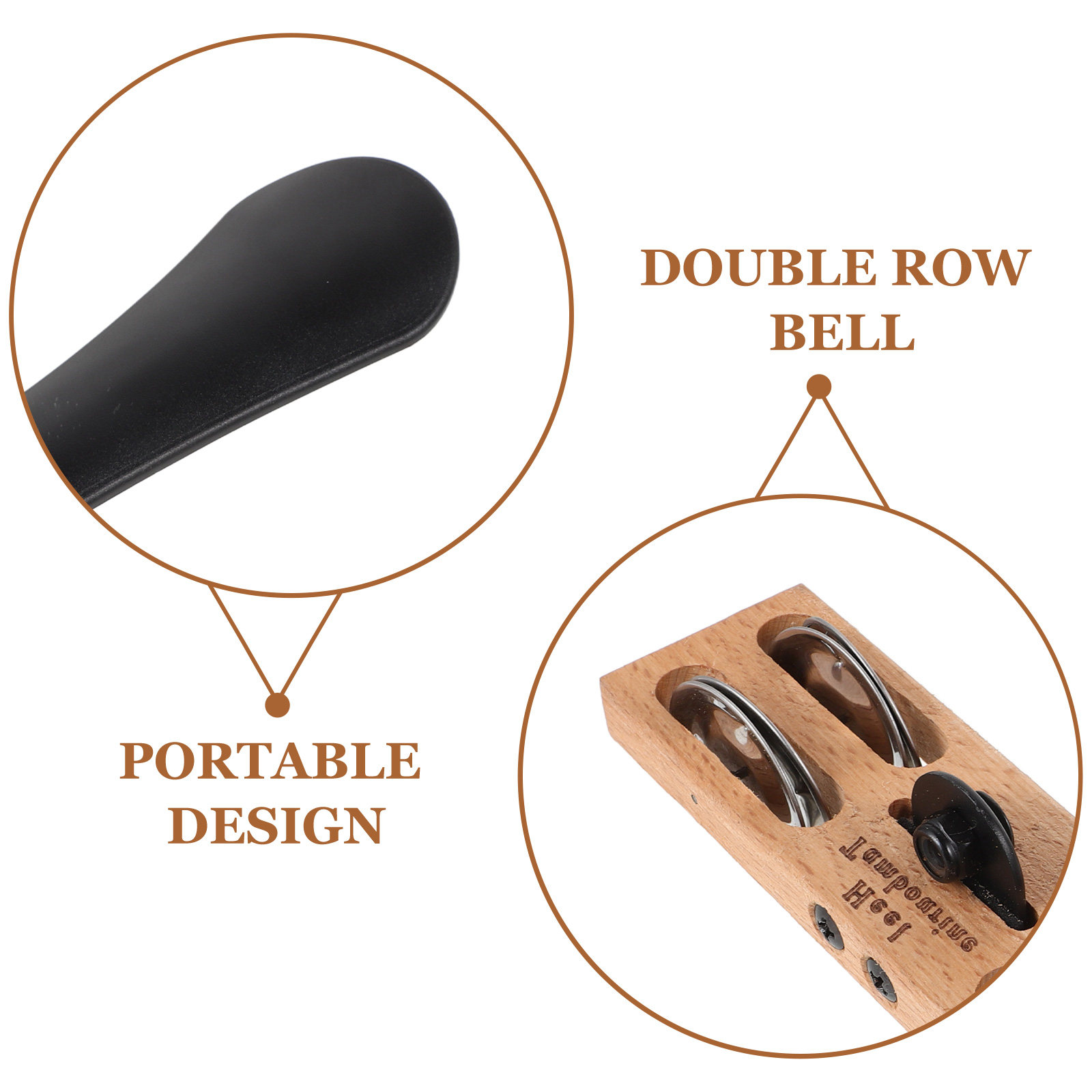 Double Row Jingle Tambourine F - Musical Instrument In Chinese recension och pris