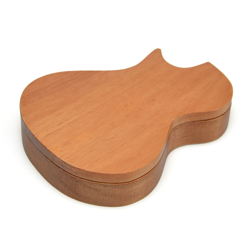 Guitar Picks Holder Wooden Ple - Cajon Musical Instrument recension och pris