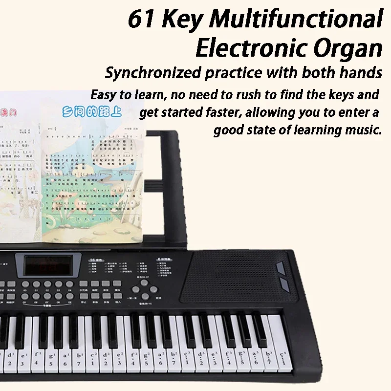 Children Electronic Organ 61 K - Musical Instrument Tabla recension och pris