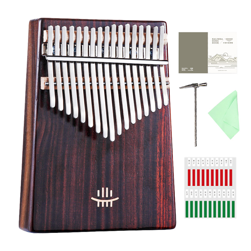 Hluru Kalimba 17 Keys with Hol - Musical Instrument For Beginners recension och pris