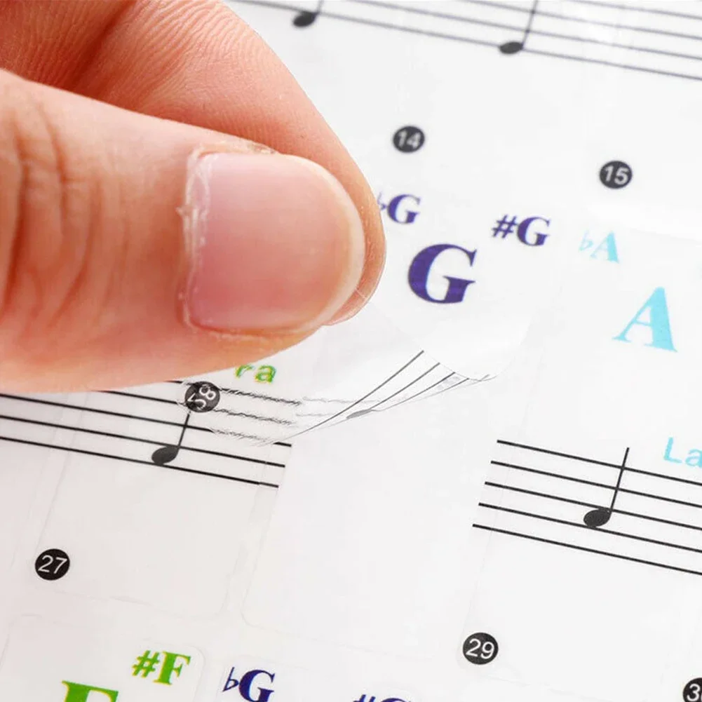 Transparent Colorful Pianos Ke - Musical Instrument Tabla recension och pris
