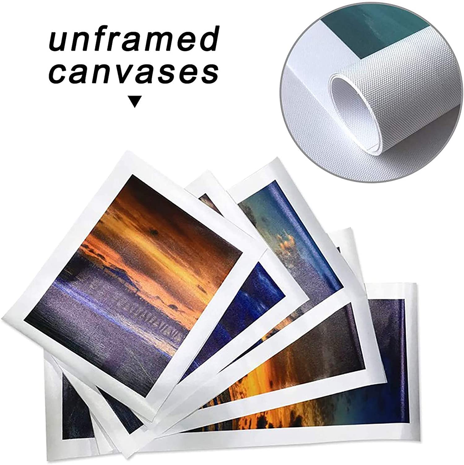 No Frame Canvas 5Pieces Vintag - Musical Instrument Africa recension och pris