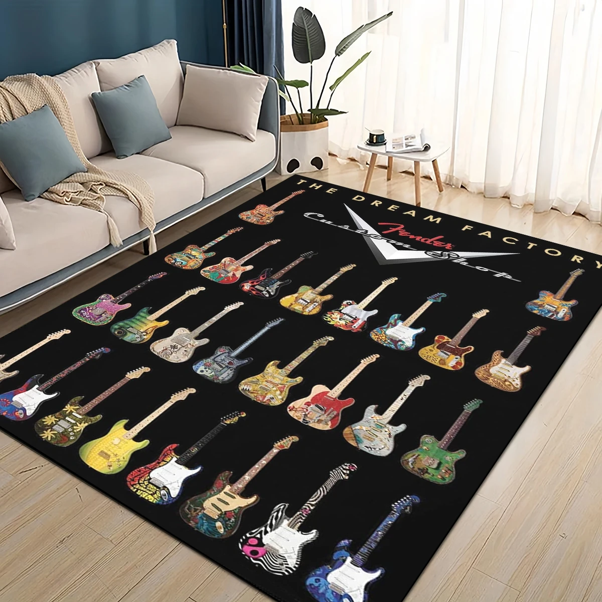 3D Retro Fender logo Guitar In - Musical Instruments Online recension och pris