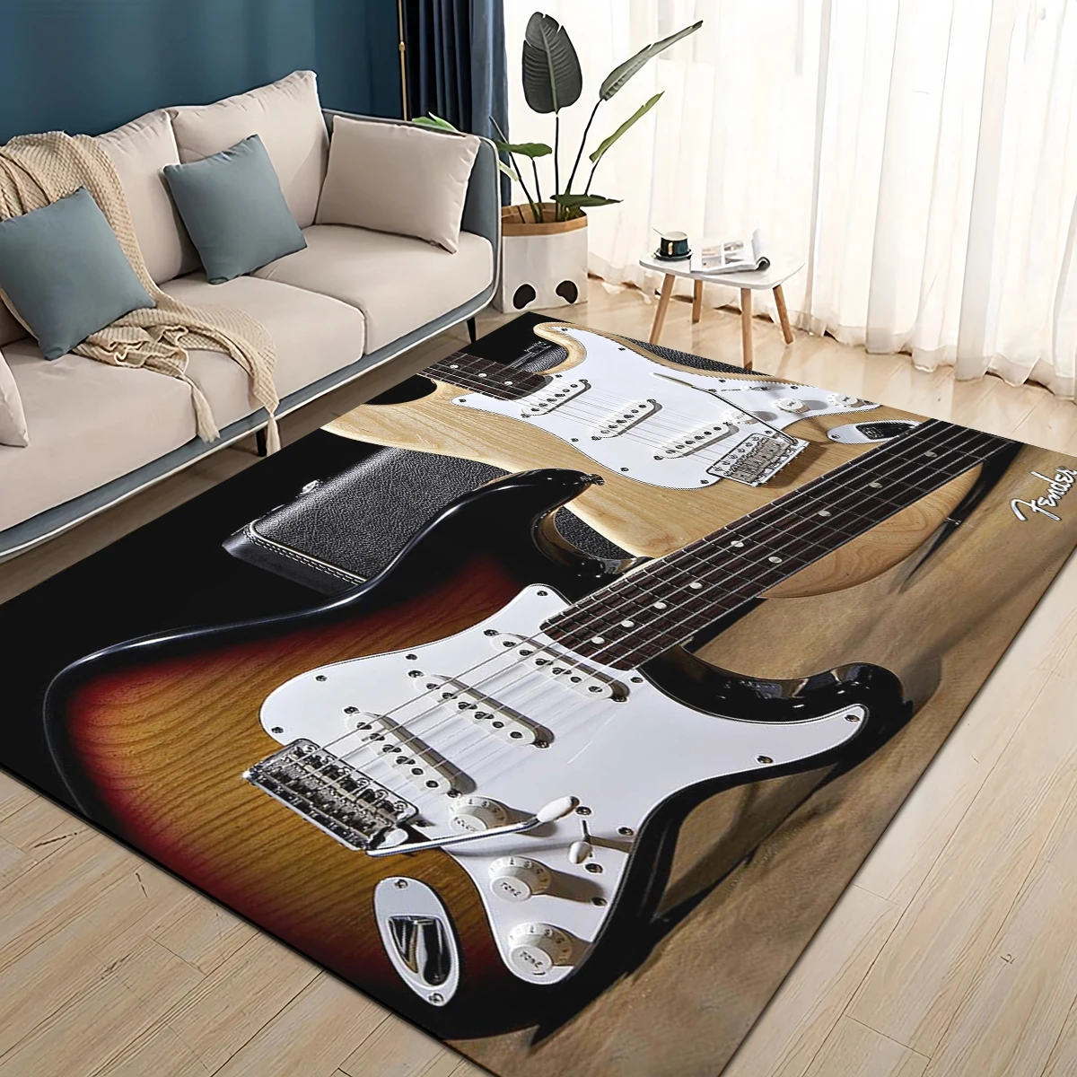 3D Retro Fender logo Guitar In - Musical Instruments Online recension och pris