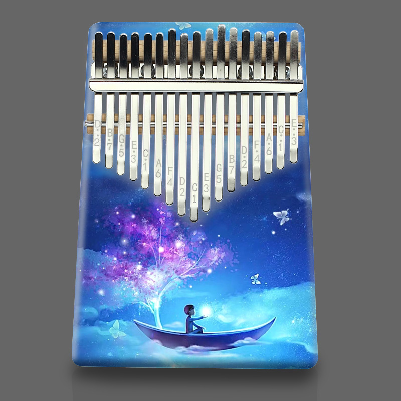 17-Tone Kalimba Color Thumb Pi - Musical Instrument For Beginners recension och pris