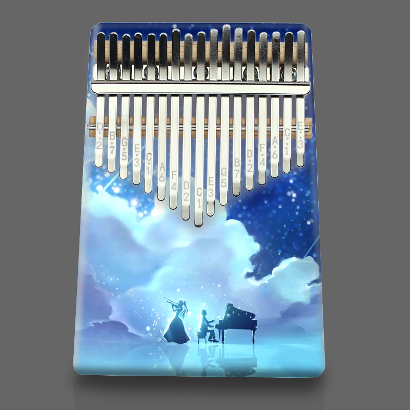 17-Tone Kalimba Color Thumb Pi - Musical Instrument For Beginners recension och pris