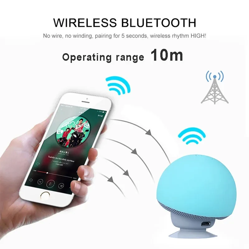 Mini Mushroom Bluetooth Speake - Cajon Musical Instrument recension och pris