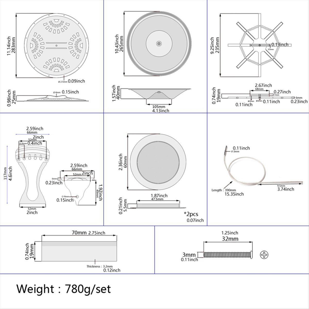 Y504A HOT  Resonator Cones Sou - Dobro Resonator Guitar recension och pris