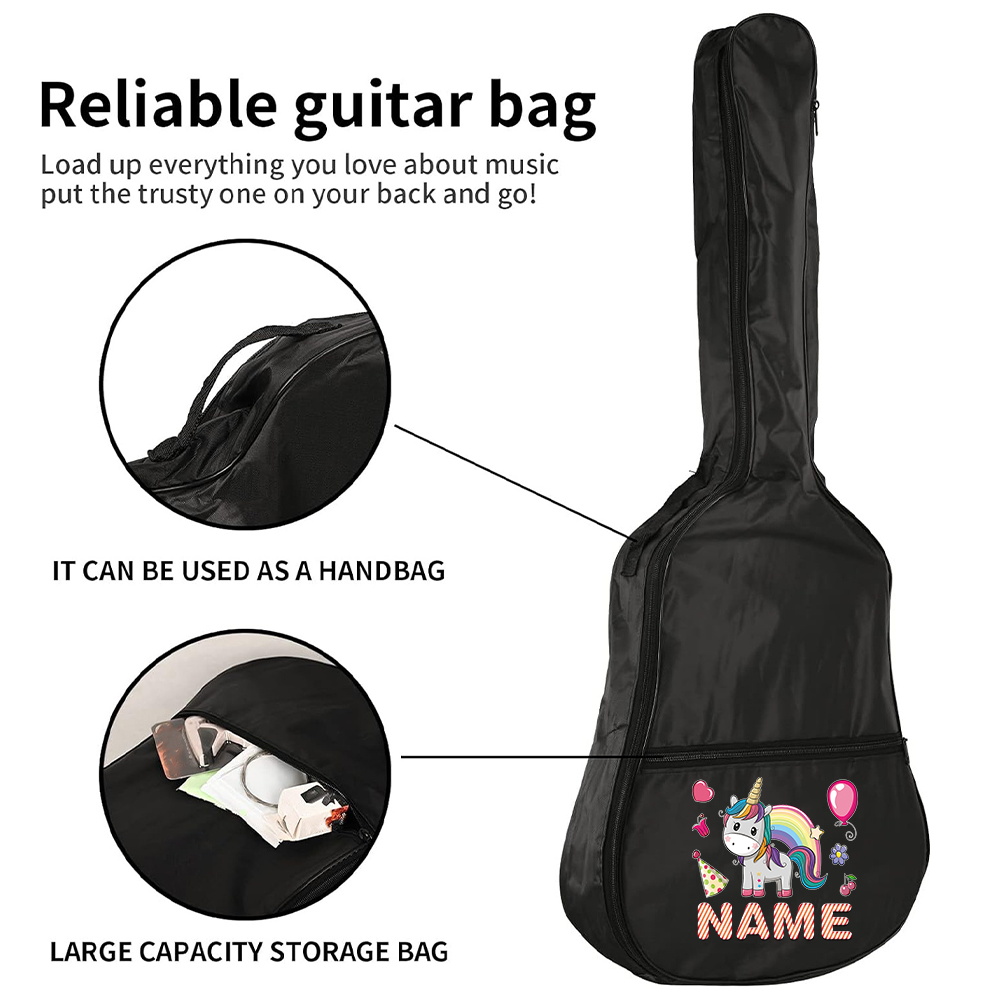 Customized Name Guitar Bag 36- - Musical Instrument With Names recension och pris
