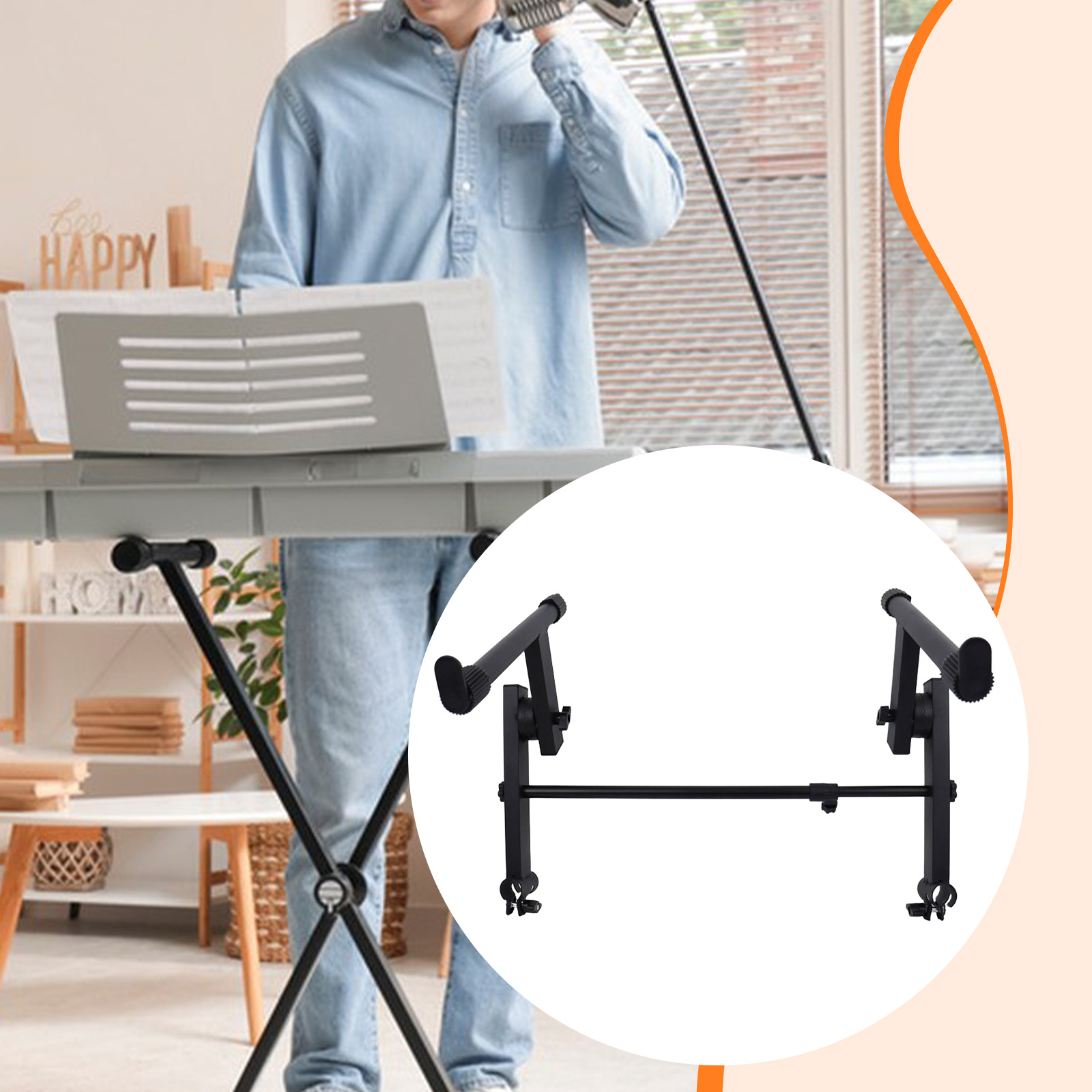 Metal Electric Piano Rack 2 Ti - Musical Instrument Of Keyboard recension och pris