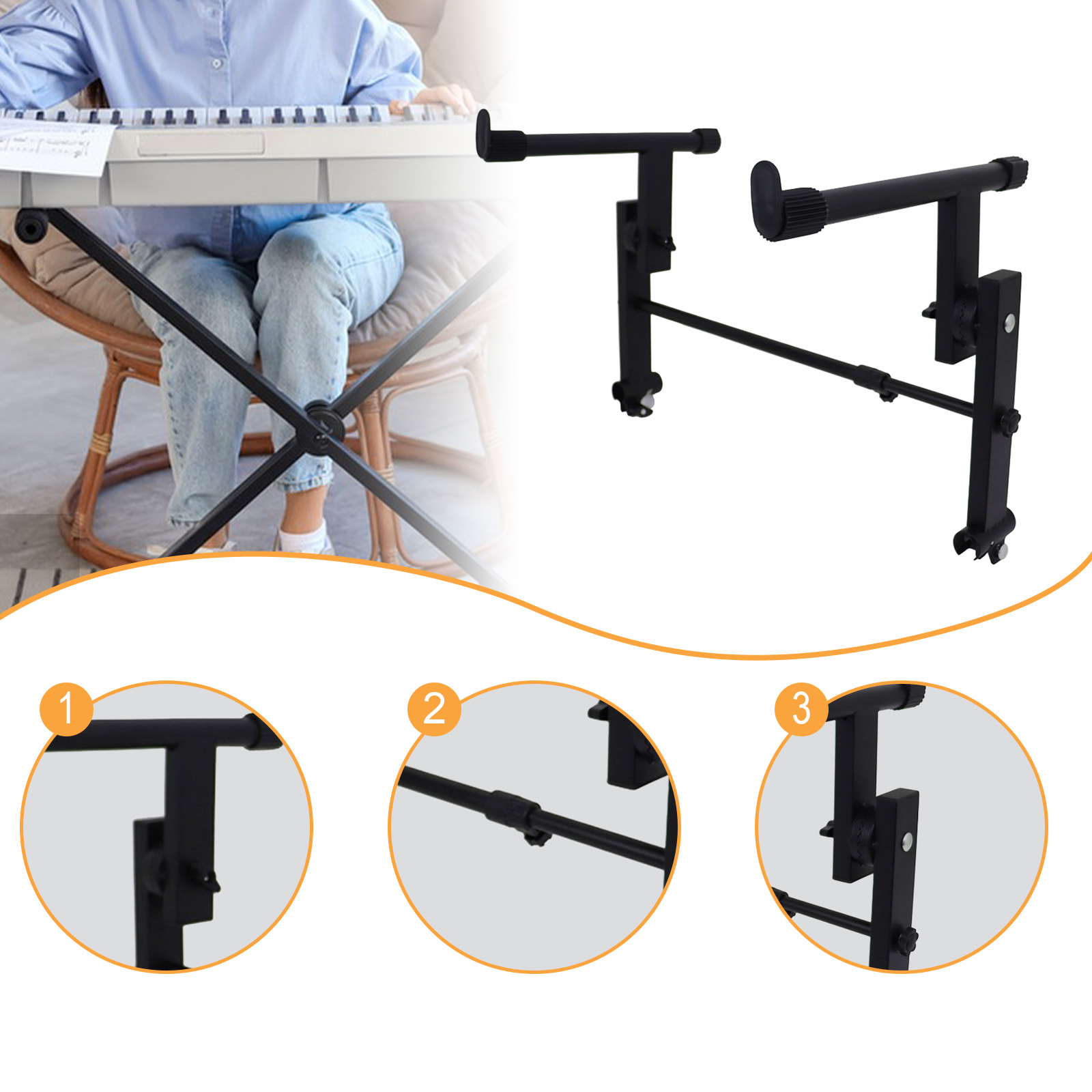 Metal Electric Piano Rack 2 Ti - Musical Instrument Of Keyboard recension och pris