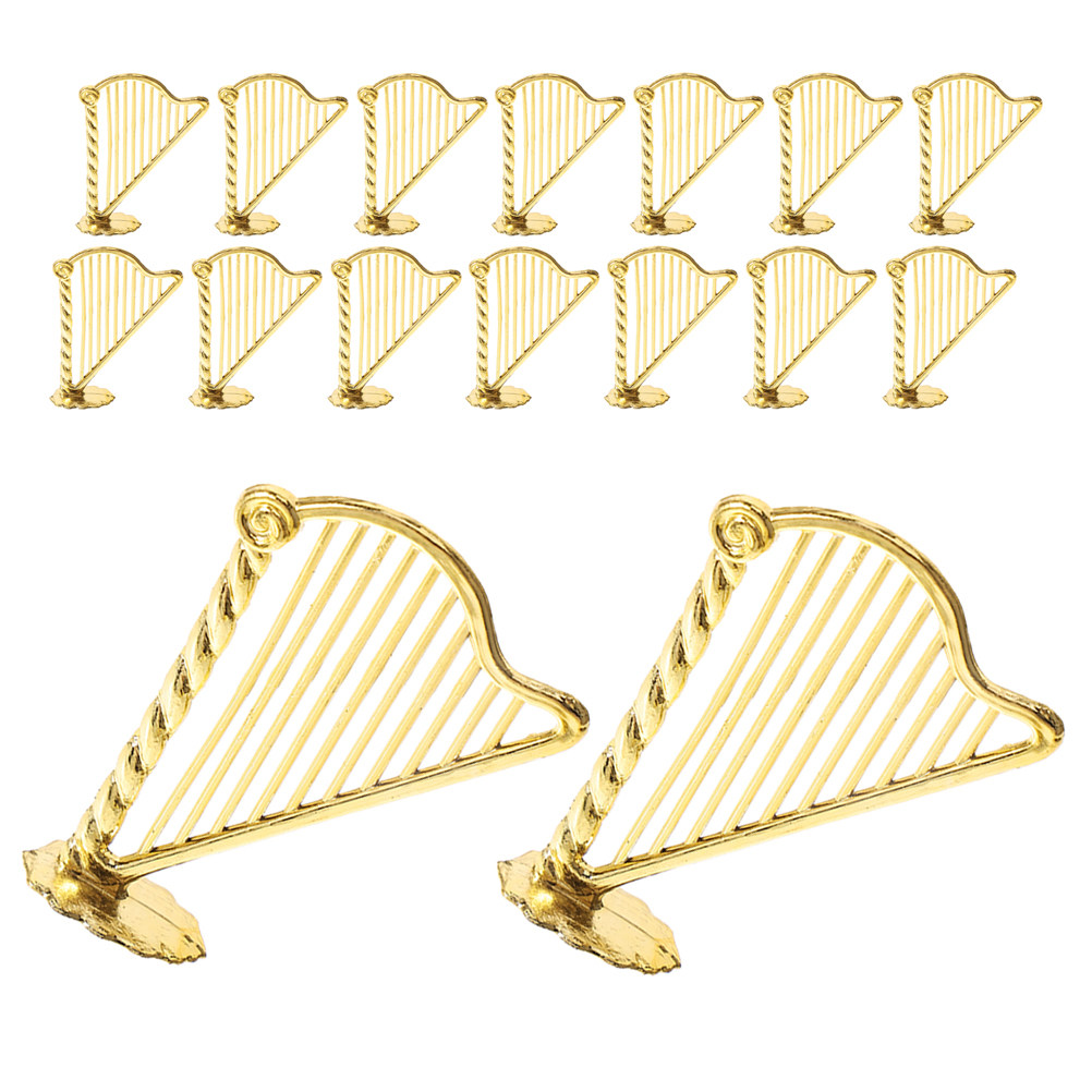 100Pcs Mini Harp Decoration Ch - Musical Instrument Xmas Ornaments recension och pris