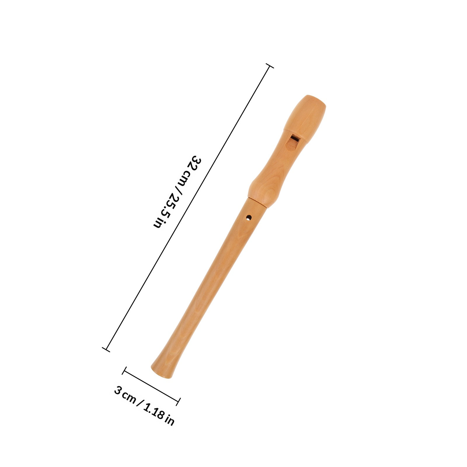 1Set 8-Hole German Recorder St - Musical Instrument German recension och pris