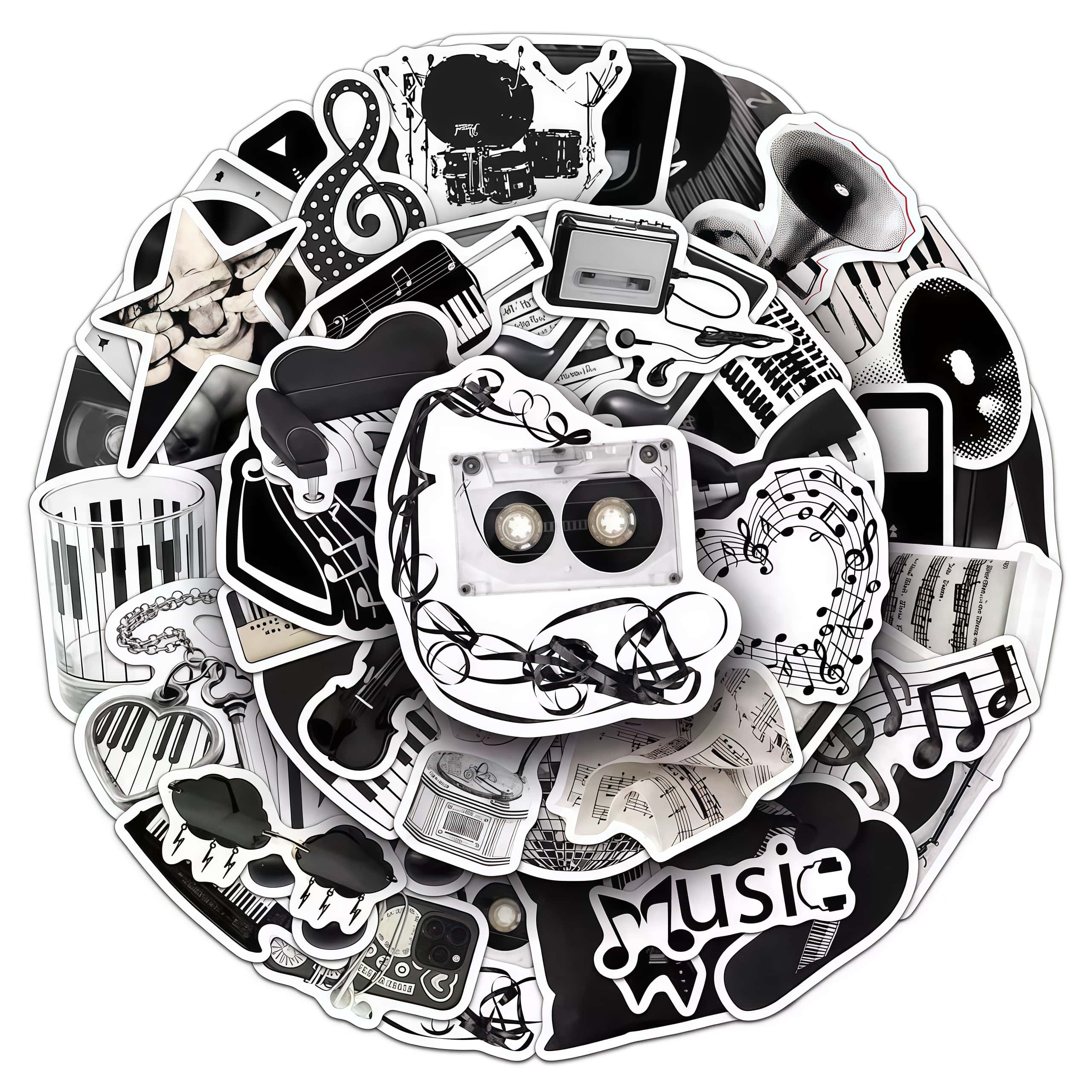 50Pcs Black White Musical Inst - Musical Instrument Tabla recension och pris