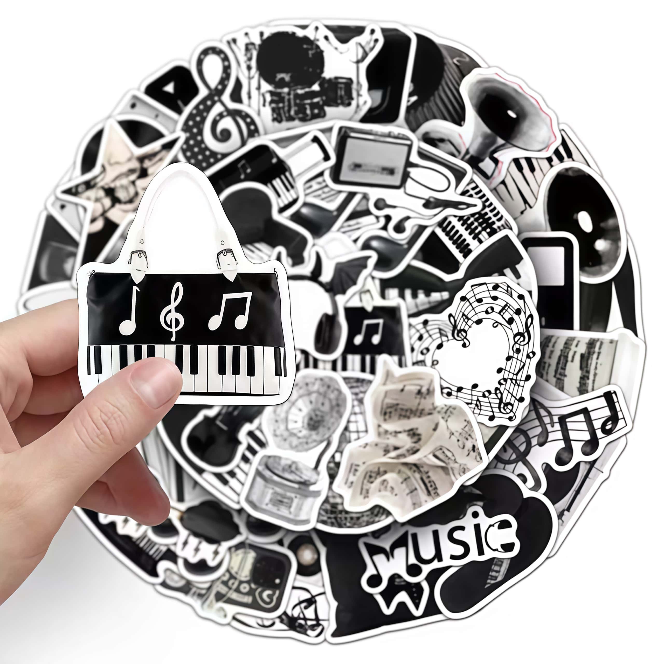 50Pcs Black White Musical Inst - Musical Instrument Tabla recension och pris