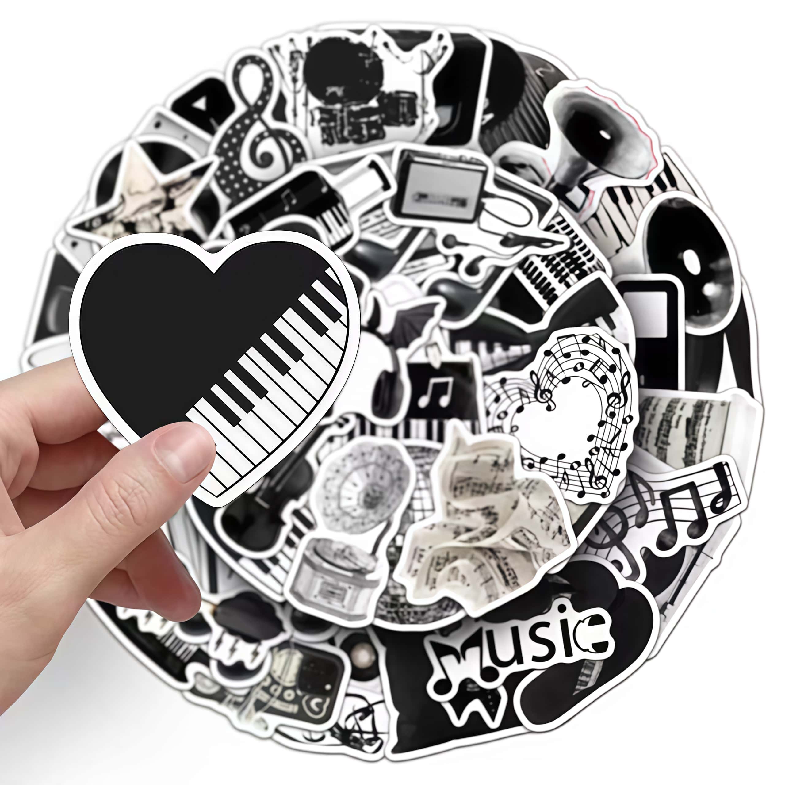50Pcs Black White Musical Inst - Musical Instrument Tabla recension och pris