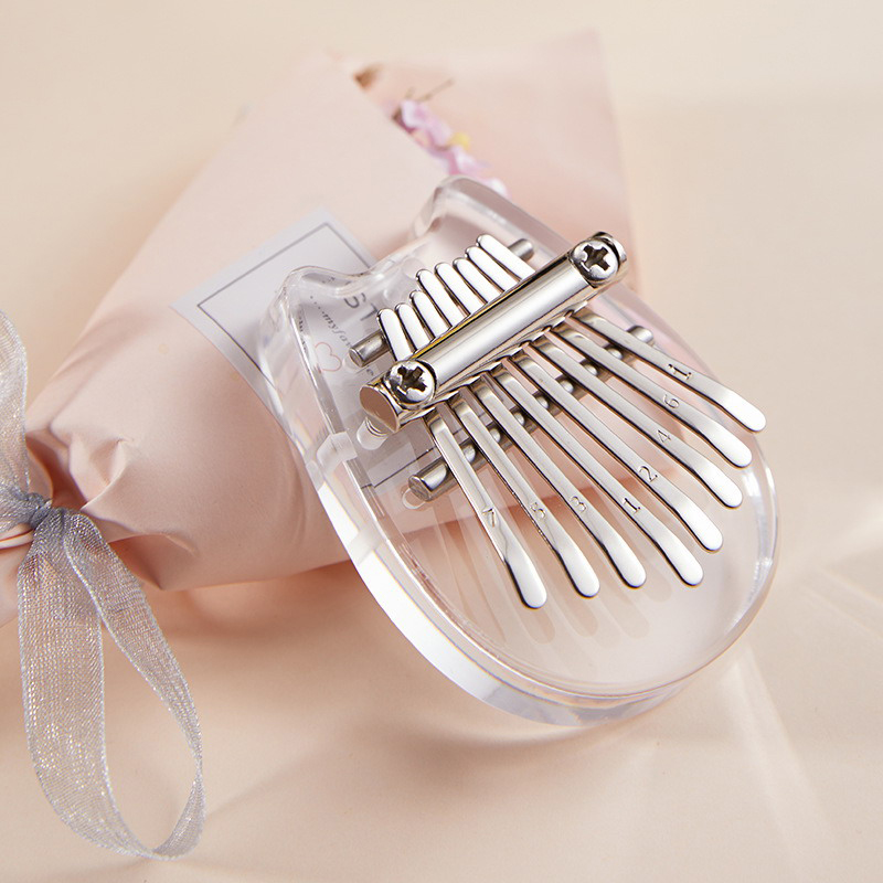 5*7cm 8Key Kalimba Thumb Piano - Musical Instrument For Beginners recension och pris