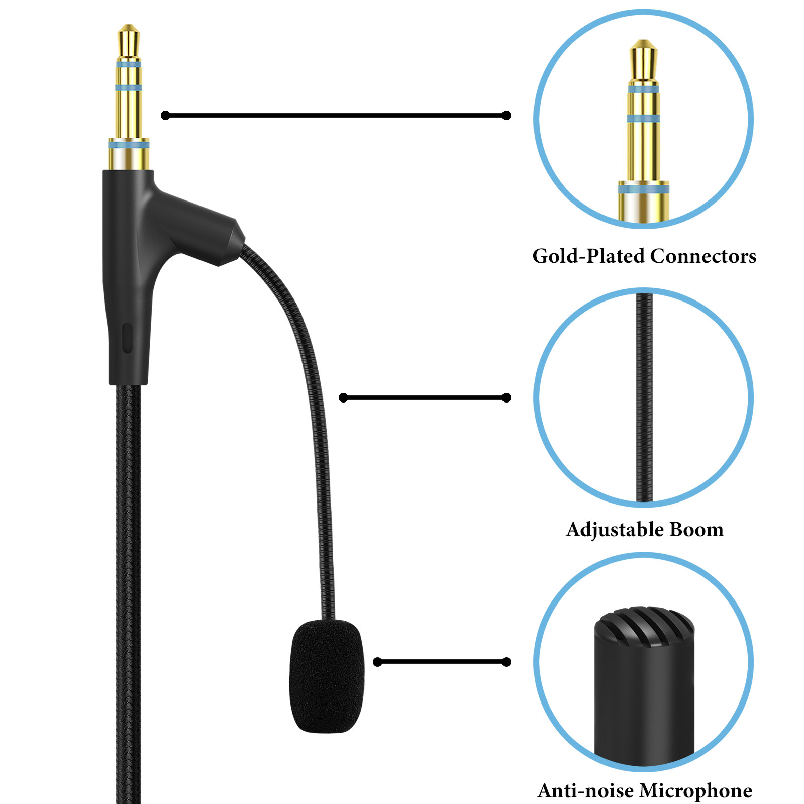 Geekria Boom Mic Headphones Ca - Beats Headphone Solo 4 recension och pris