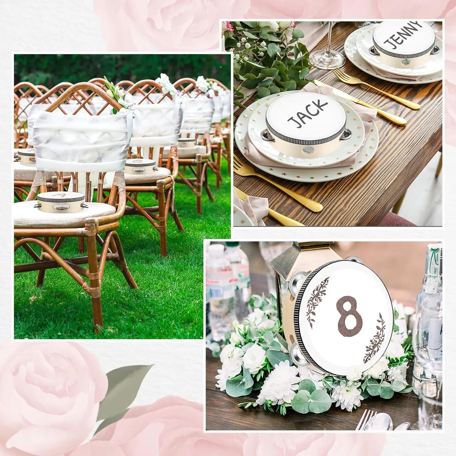 20-120Pcs Wedding Tambourines  - Musical Instrument In Chinese recension och pris