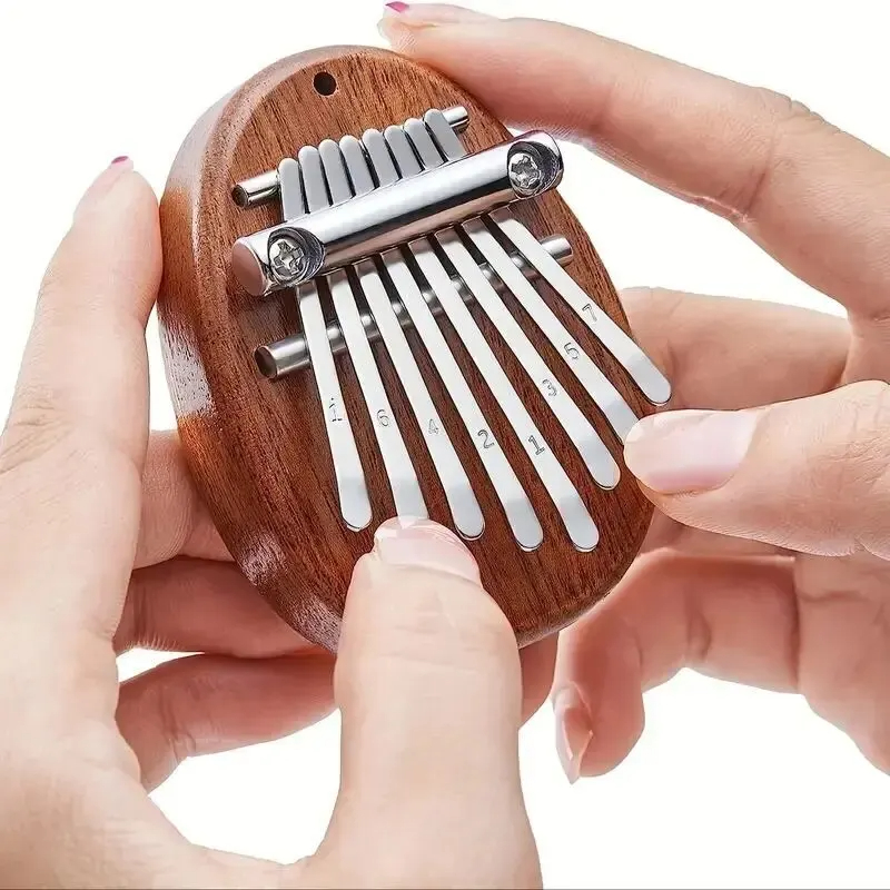 8 Key Mini Wood Kalimba High Q - Musical Instrument Marimba recension och pris