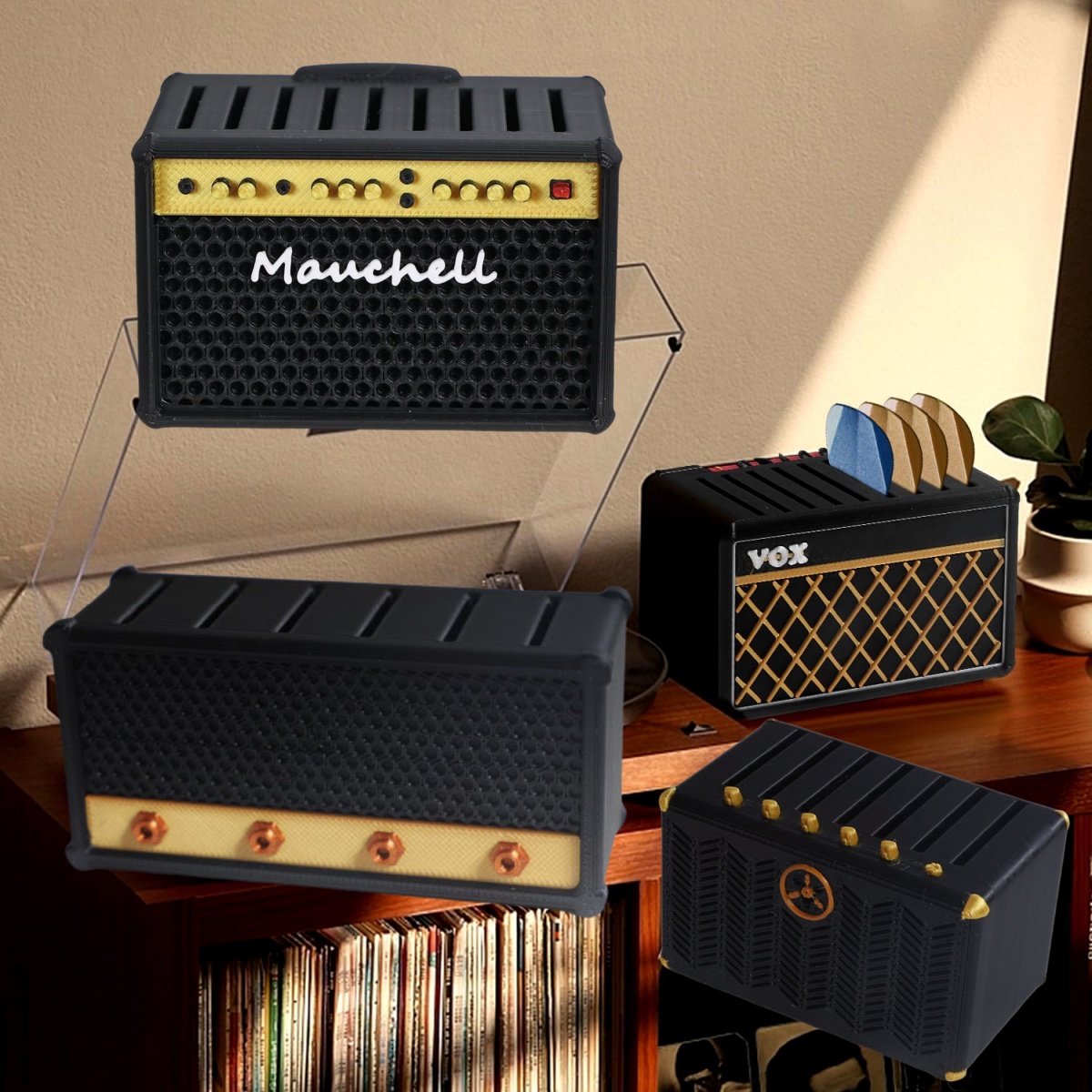 Guitar Pick Holder, 3D Printed - Cajon Musical Instrument recension och pris