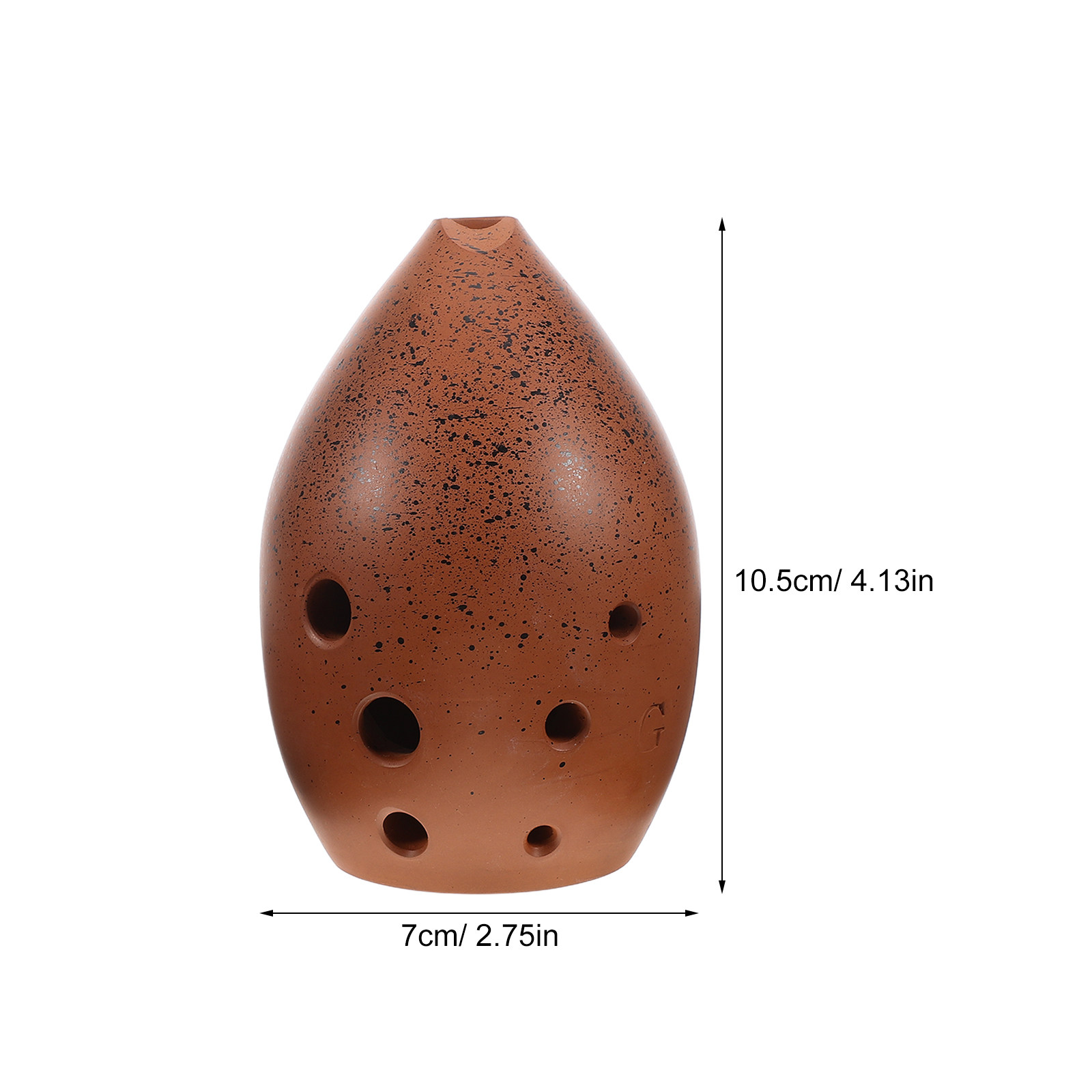 Ceramic Ocarina Flute 8 Hole C - Musical Instrument In Chinese recension och pris