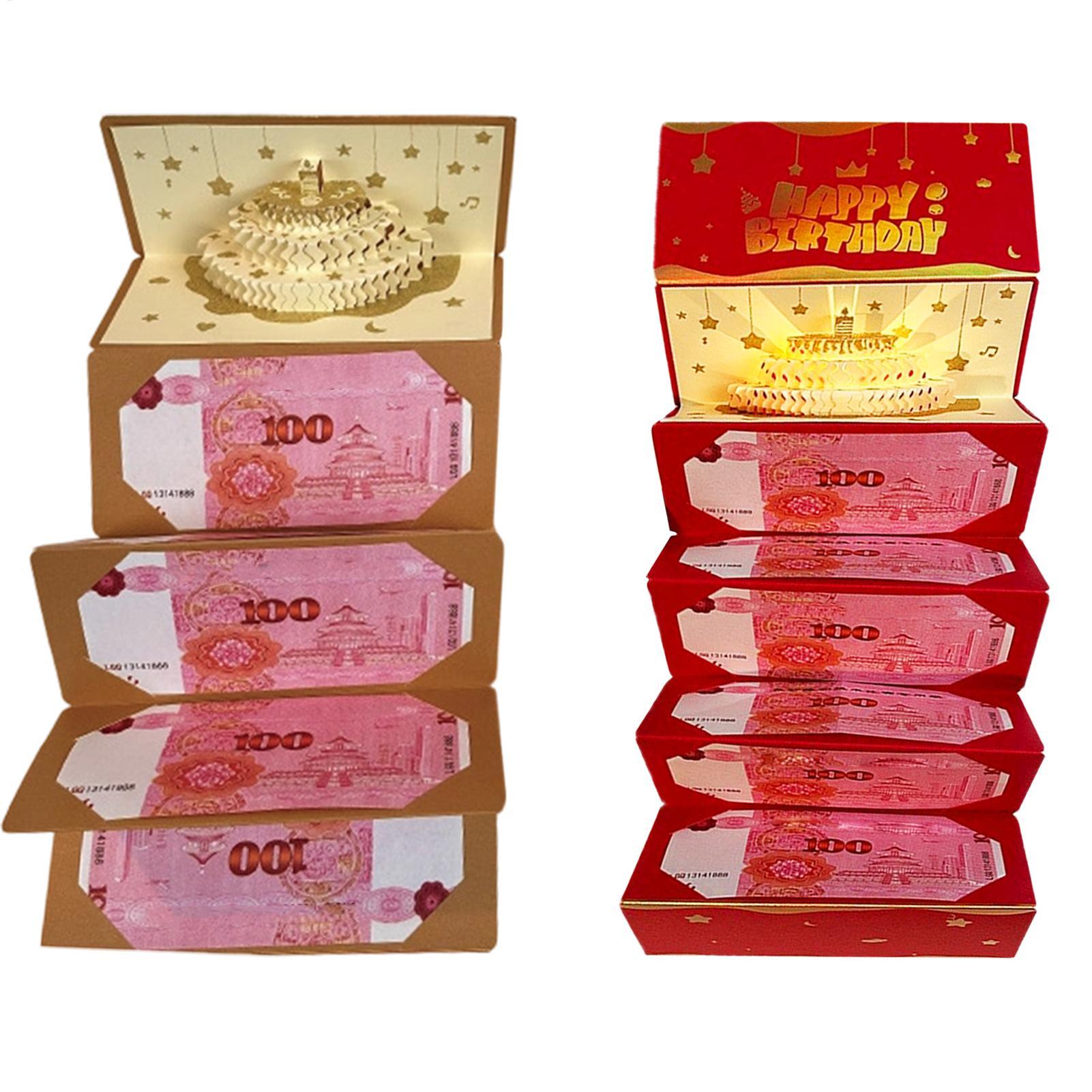 3D Cake Birthday Money Envelop - Cajon Musical Instrument recension och pris
