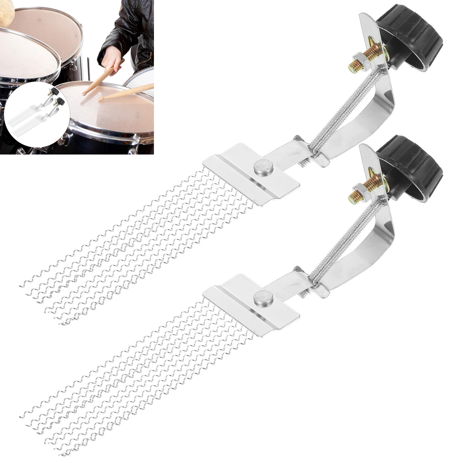 1/2pcs Half Design Steel Iron  - Cajon Box Drum recension och pris